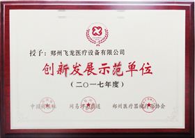 飛龍醫(yī)療榮獲創(chuàng)新發(fā)展示范單位稱號(hào)